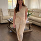 Evening Chai Jumpsuit in Neutral Beige