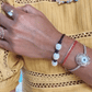 Transparent Murano Evil Eye Bracelet