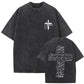Christian Religious Jesus Forgive Them Father Vintage Washed T-shirt