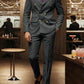 Mens Striped Business Suit Set