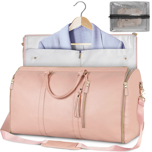 Große Reisetasche Damen Handtasche Faltbare Anzugtasche Wasserdichte Kleidersäcke