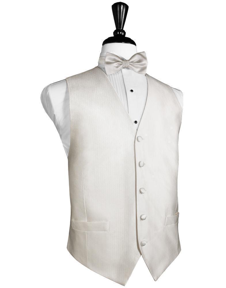Faille Silk Tuxedo Vest