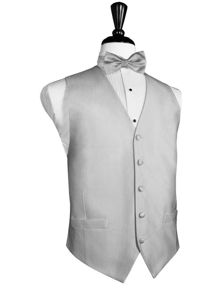 Faille Silk Tuxedo Vest