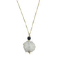 Solar Quartz Lava Necklace