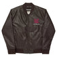 REBEL GIRL Leather Bomber Jacket