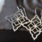 Moorish Diamond Earrings in stainless steel
