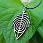 Primitive Pendant in cherry on leather cord