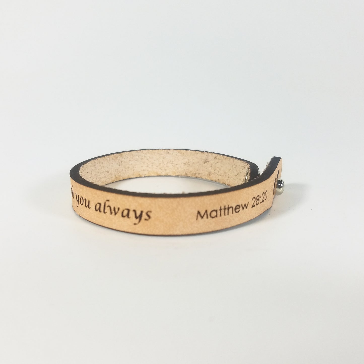 Spiritual Quote Bracelets - And surely I am with you always