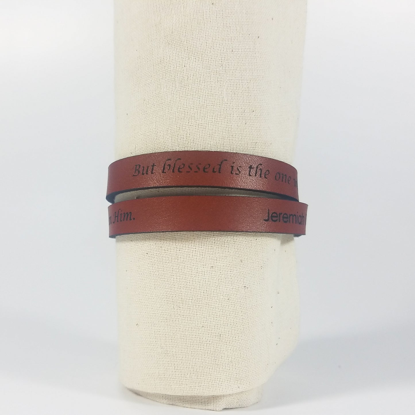 Spiritual Wrap Bracelets - But blessed is the one whose trust is in the LORD