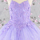3-D Butterfly Sequin Mesh Kids Dress w/ Detachable Long Mesh Cape