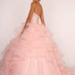 Beads and Jewel Embellished Halter Neck Quinceanera Dress