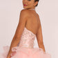 Beads and Jewel Embellished Halter Neck Quinceanera Dress