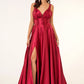 Mesmerizing High Slit A-line Dress by Elizabeth K