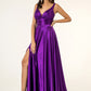 Mesmerizing High Slit A-line Dress by Elizabeth K