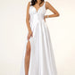 Mesmerizing High Slit A-line Dress by Elizabeth K