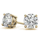 1.50 CTW Lab-Grown Diamond Stud Earrings – G/VS Clarity, 14k Gold Over Sterling Silver, White or Yellow Gold