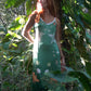 Andromeda Silk Dress in Jungle Altar