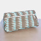 Grey Teal Ikat Toiletry Bag