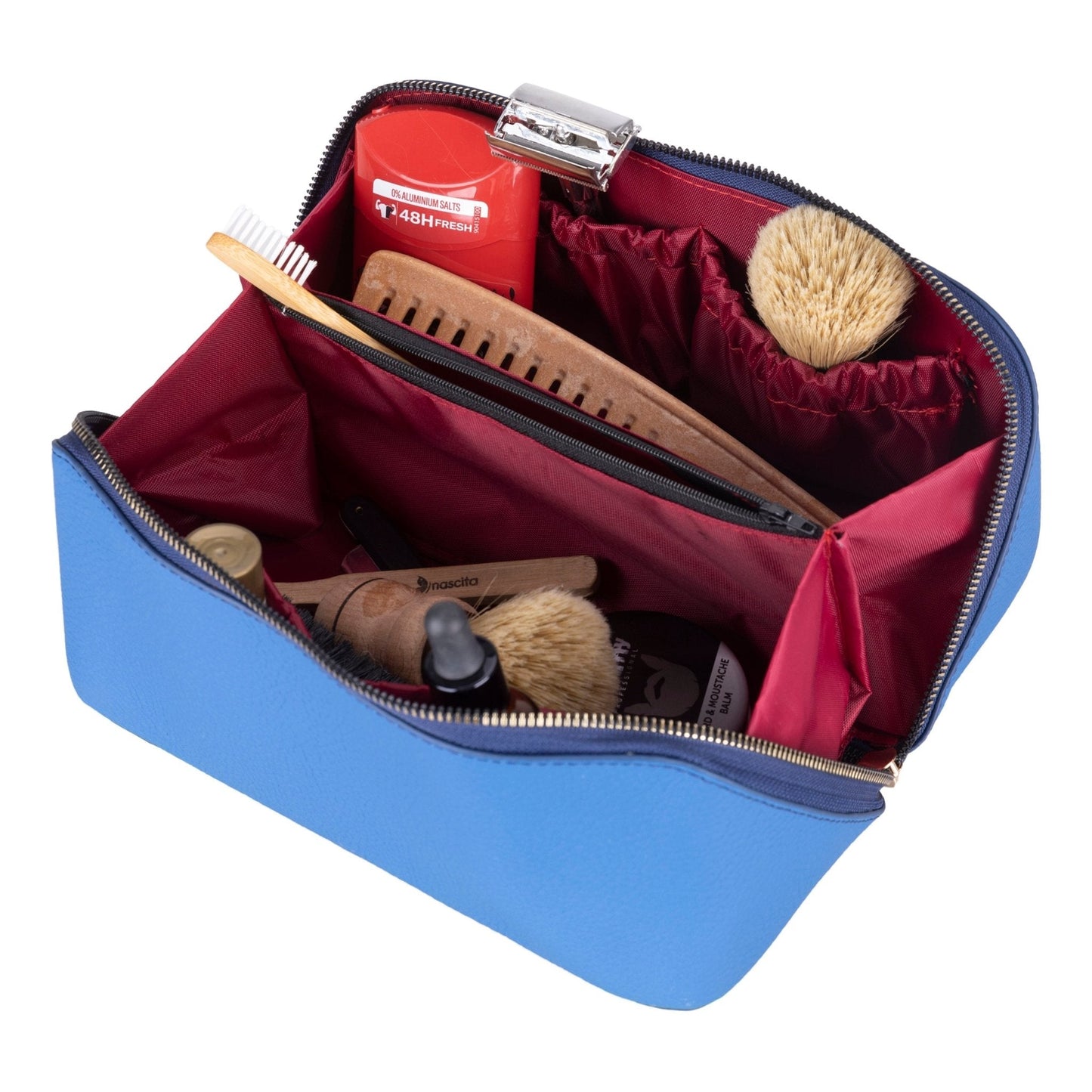 Haines Leather Cosmetic Bag – Elegant & Functional for Women