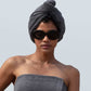 Cotton Hair Drying Towel Wrap