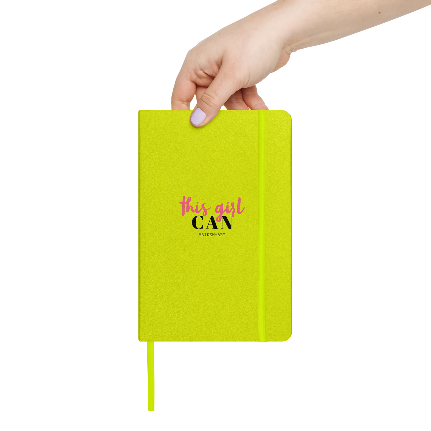 This Girl Can Hardcover bound notebook - JournalBook - stationery