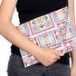 Needlepoint Star Clutch
