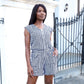 Houndstooth Honey Organic Jumpsuit - FINAL SALE