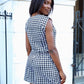 Houndstooth Honey Organic Jumpsuit - FINAL SALE