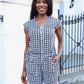 Houndstooth Honey Organic Jumpsuit - FINAL SALE