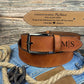 Globe Genuine Leather Belt – Handmade Premium Men’s Belt with Heavy-Duty Metal Buckle