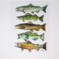 Fish Art Print- 11x14, Simple Outdoor Artwork, Animal Art, Fish Painting Print