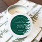 "Snowy Woods" Candle Tin