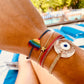 Transparent Murano Evil Eye Bracelet