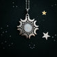Lunar Witch Necklace - Rainbow Moonstone Pendant
