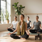 OM Yoga Meditation Mantra Prayer Shawl - Large
