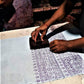 OM Hand Block Bhakti Yoga Prayer Sanskrit Hindu Mantra Shawl