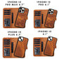 Casper Leather iPhone 15 Series Wallet Case