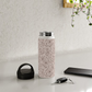 Pink Flower Handle Lid Water Bottle