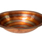 19" Oval Hammered Copper Bathroom Sink