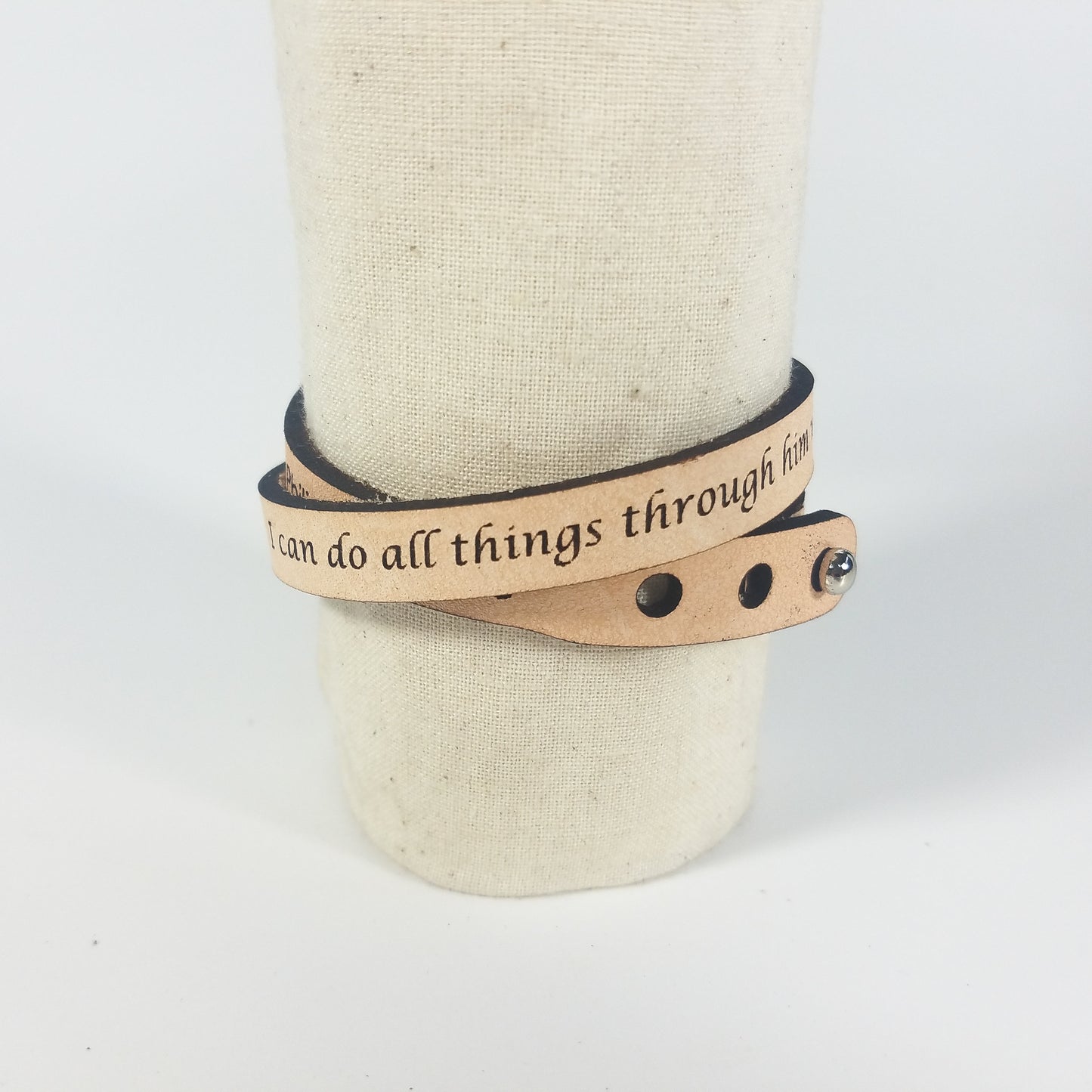 Custom Quote Wrap Bracelet