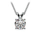 AGI Certified 2.00 CTW Prong Set Round Lab Grown Solitaire Diamond Pendant (G-VS) in 14K White or Yellow Gold