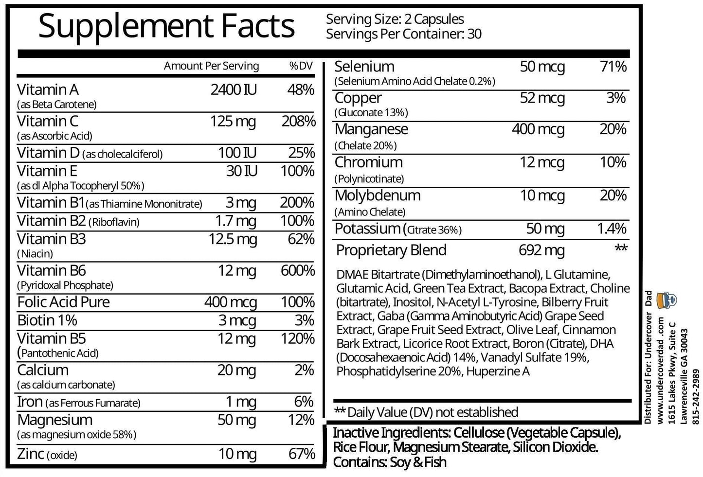 Nootropic “Laser Focus” Neuro Plus Brain Formula
