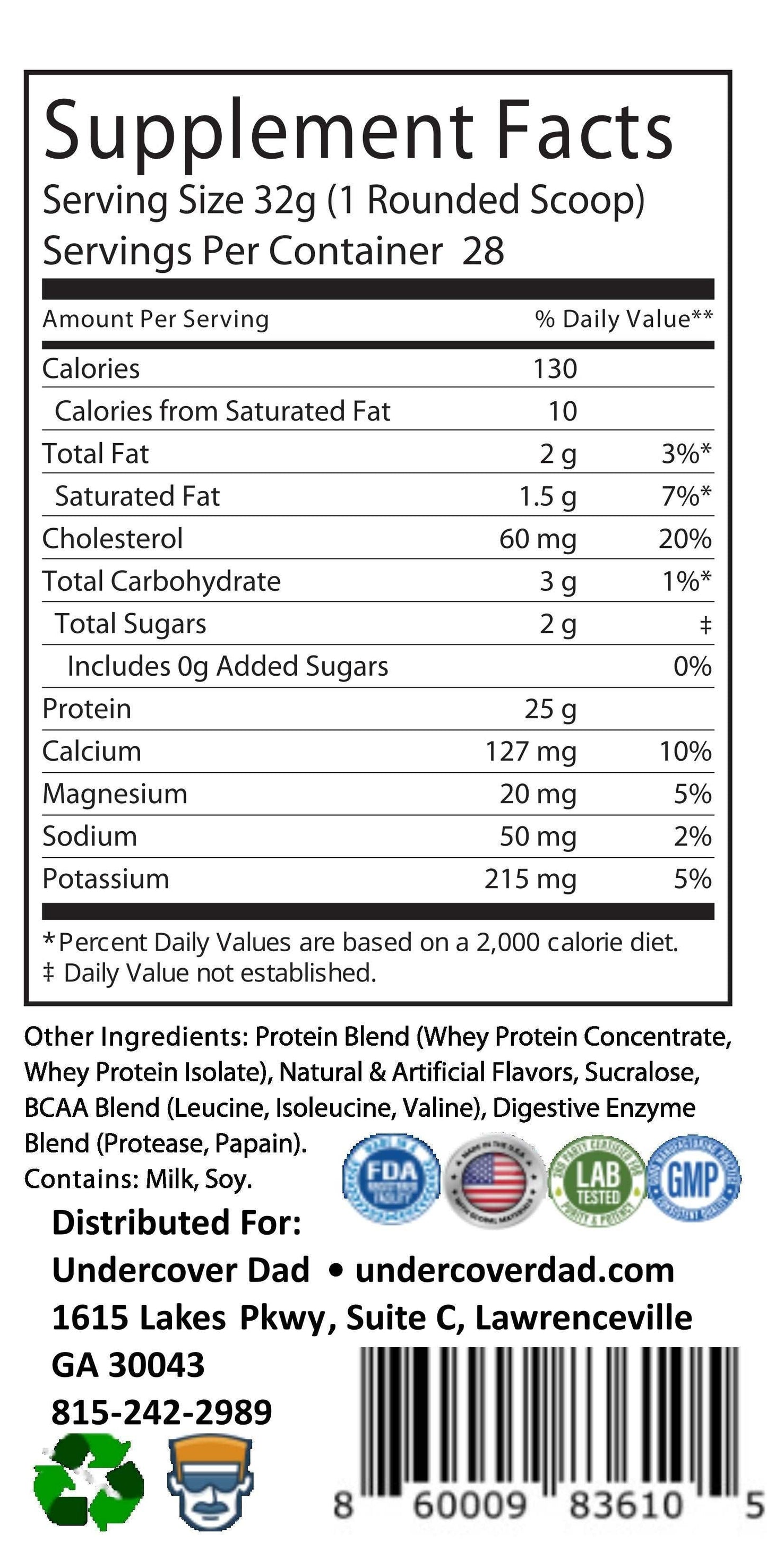 VANILLA WHEY PROTEIN W/ WHEY ISOLATES - THE LEFT OF WHEY