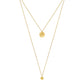 Layered North Star Bullet Necklace