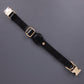 Charlotte Handcrafted Calfskin Leather Dog Collar - Compatible with AirTag