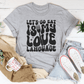 Let's Go Eat Is My Love Language Tee