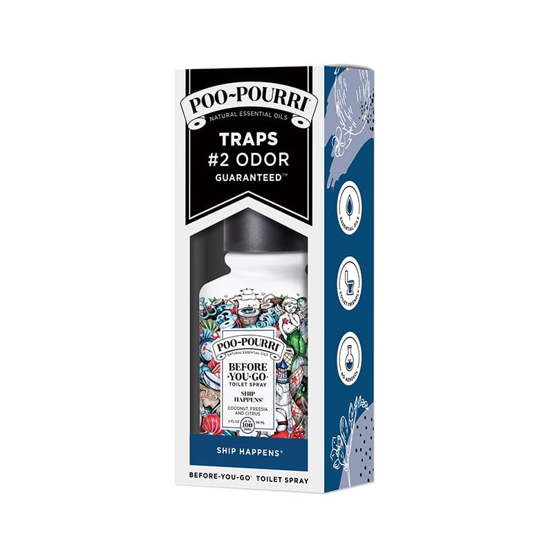 PooPourri Ship Happens 2oz boxed  Coconut + Freesia + Citrus