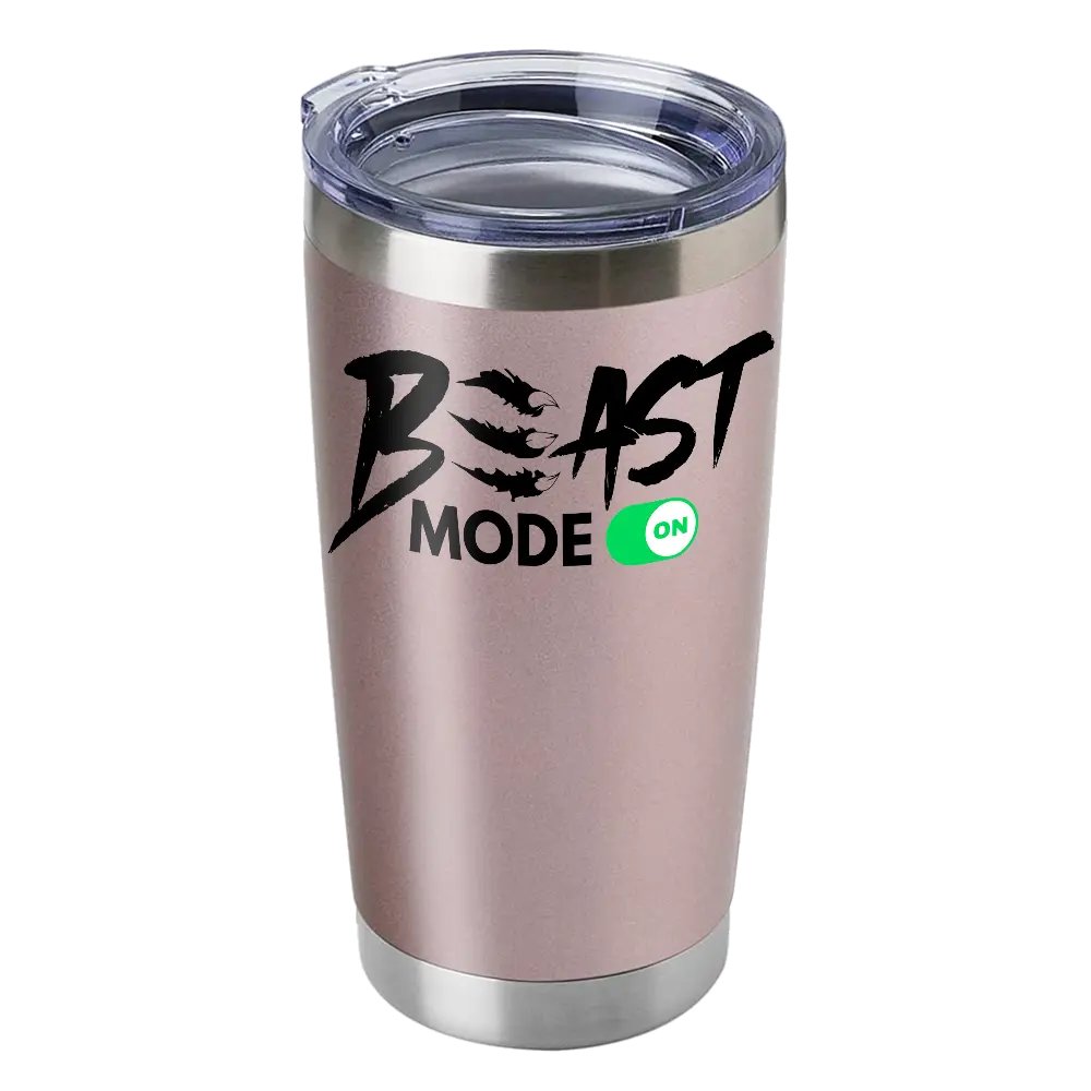 Beast Mode On 20oz Insulated Vacuum Sealed Tumbler