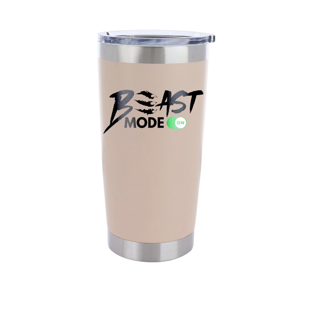 Beast Mode On 20oz Insulated Vacuum Sealed Tumbler