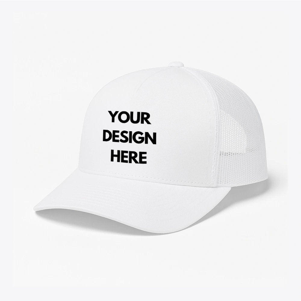 Customizable Retro Printed Snapback Trucker Hat